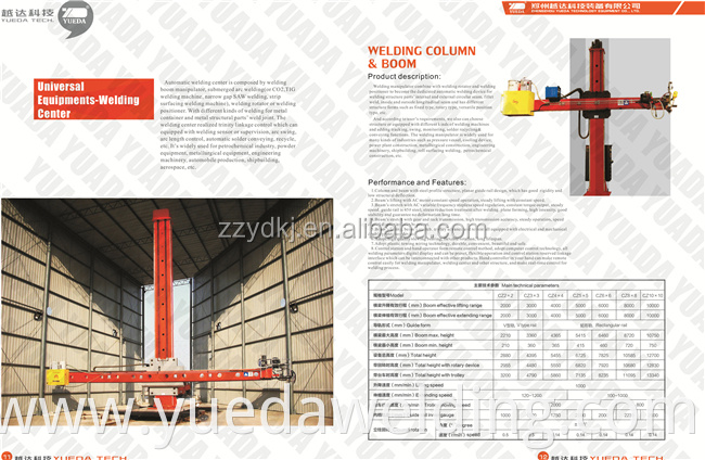 China welding column boom automatic welding manipulator arm welding column boom cross arm price